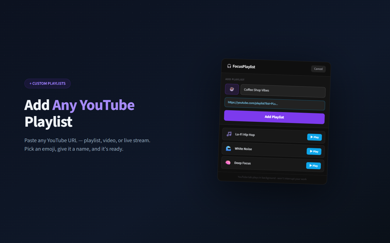 FocusPlaylist screenshot 2