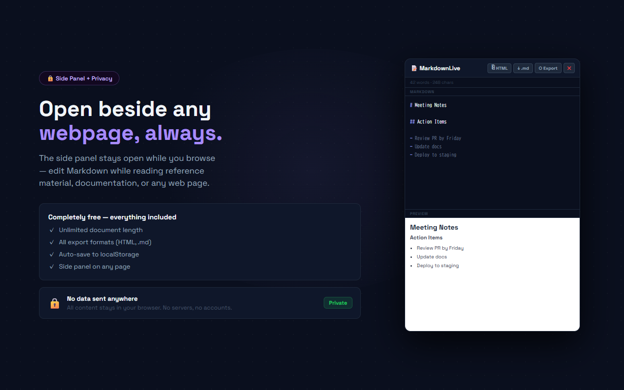 MarkdownLive screenshot 5