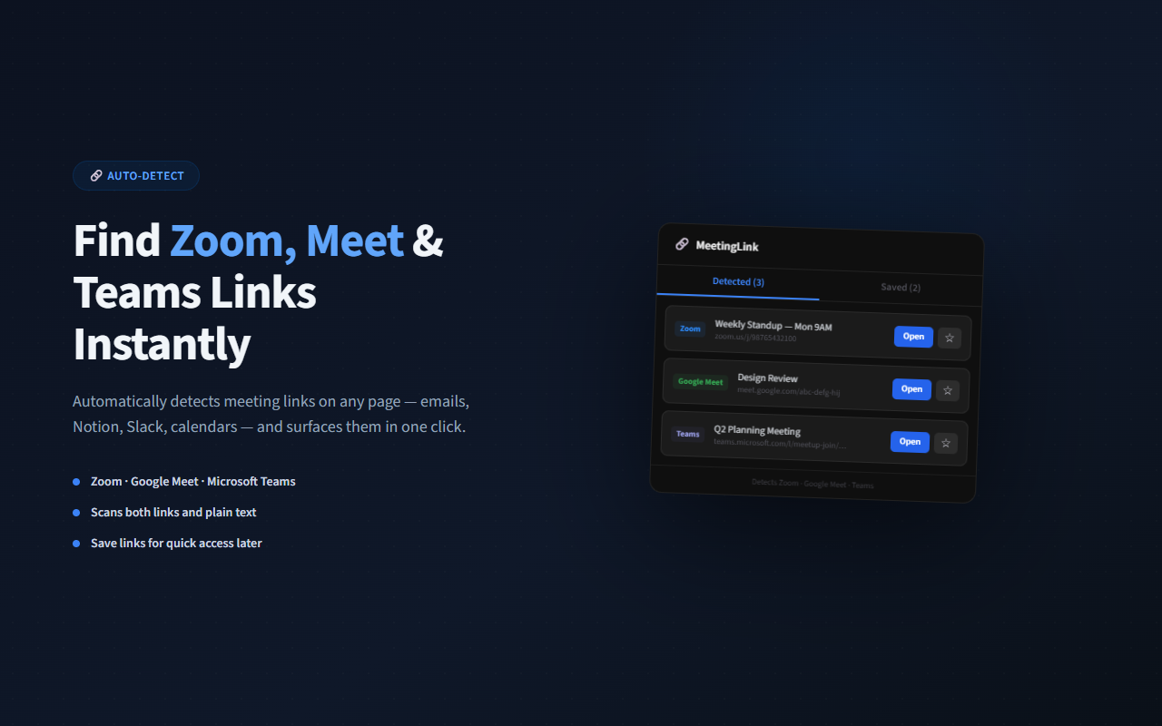MeetingLink screenshot 1