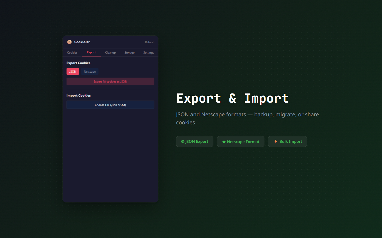 CookieJar screenshot 3