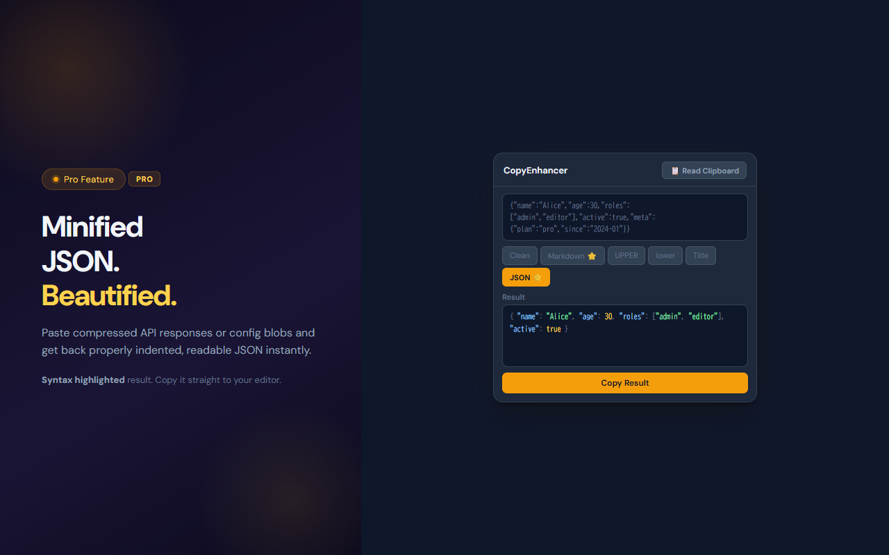 CopyEnhancer screenshot 3