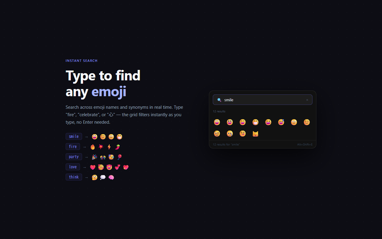 EmojiPicker screenshot 2