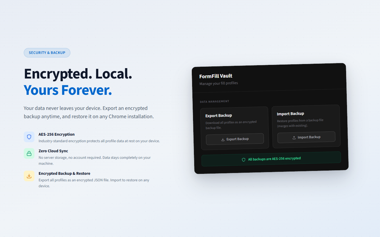 FormFill Vault screenshot 4