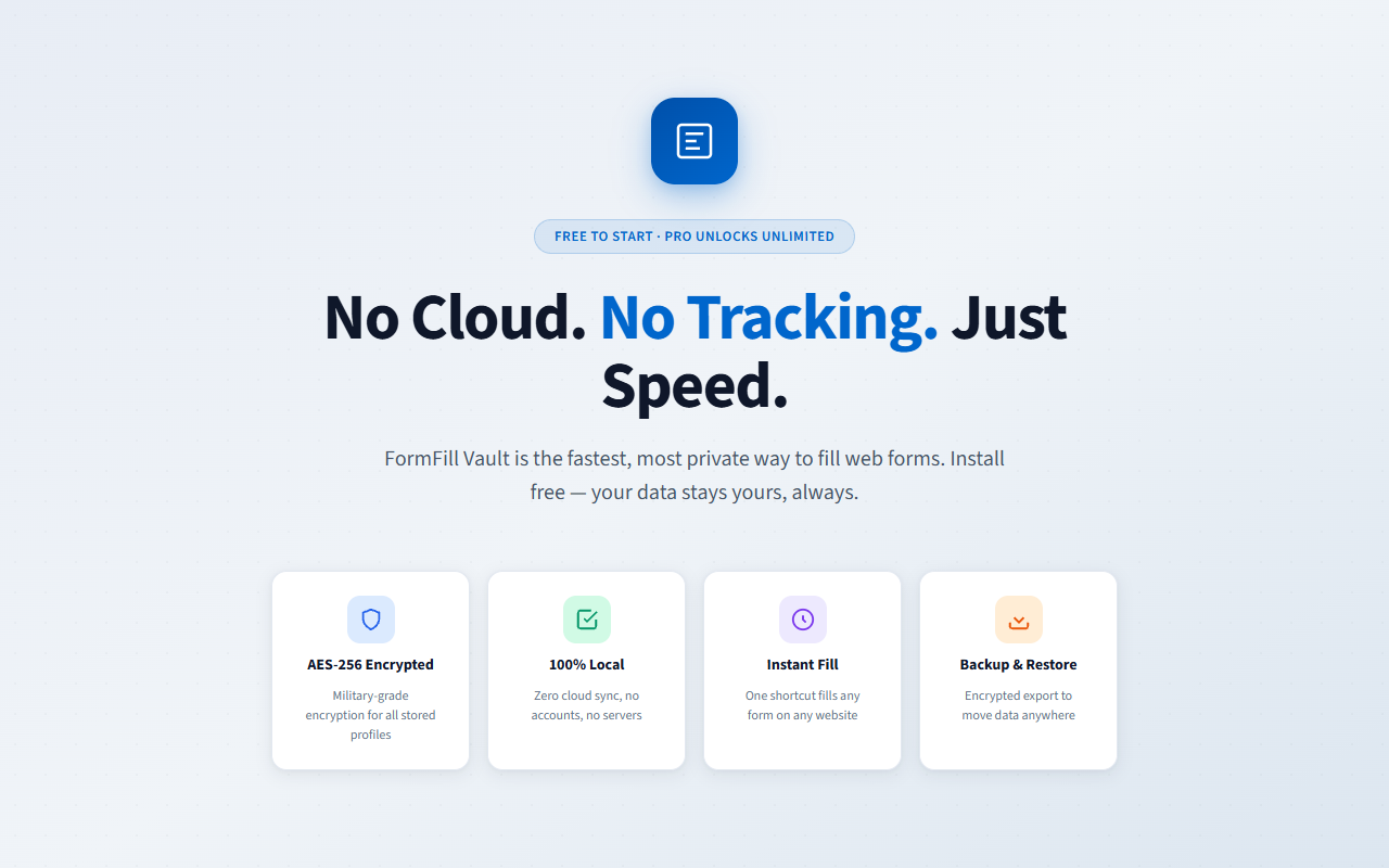 FormFill Vault screenshot 5