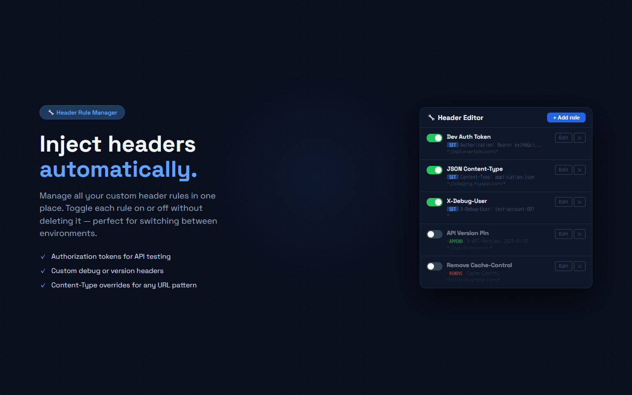 HeaderSmith screenshot 1