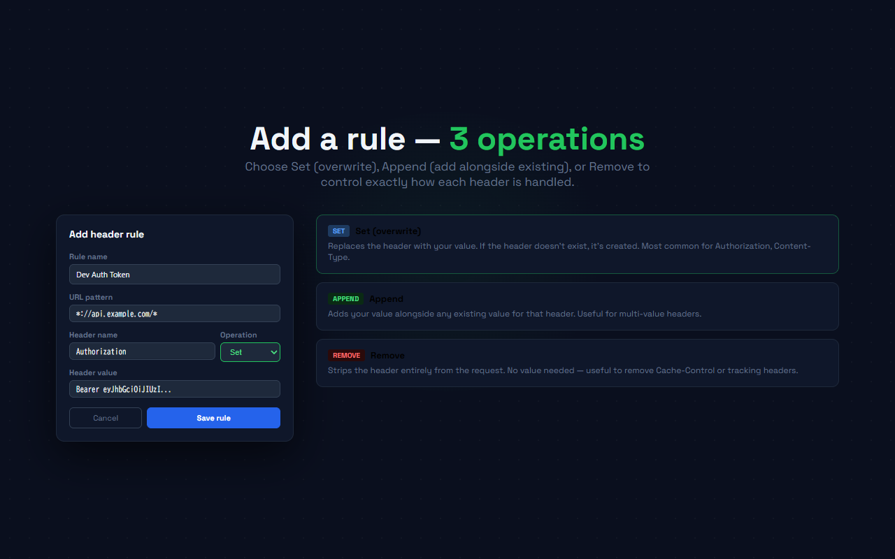 HeaderSmith screenshot 2