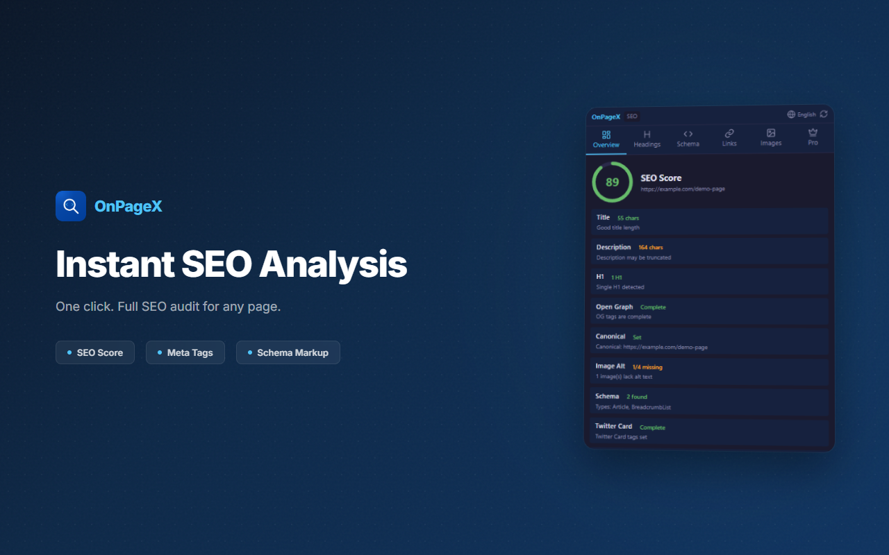 OnPageX screenshot 1
