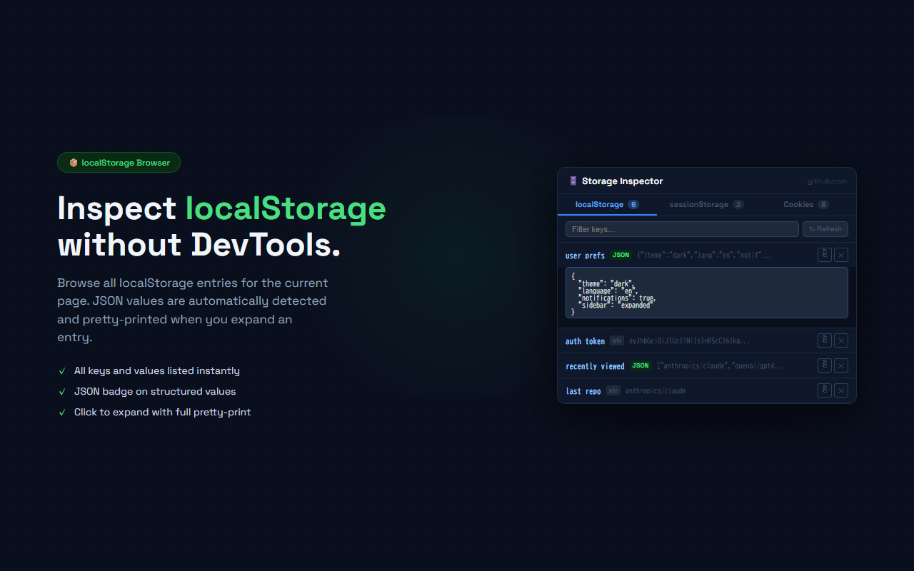 Storage Inspector screenshot 1