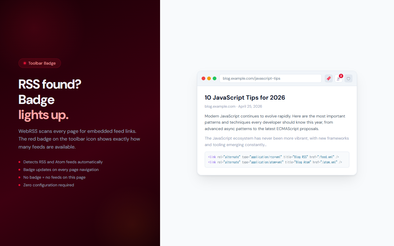 WebRSS screenshot
