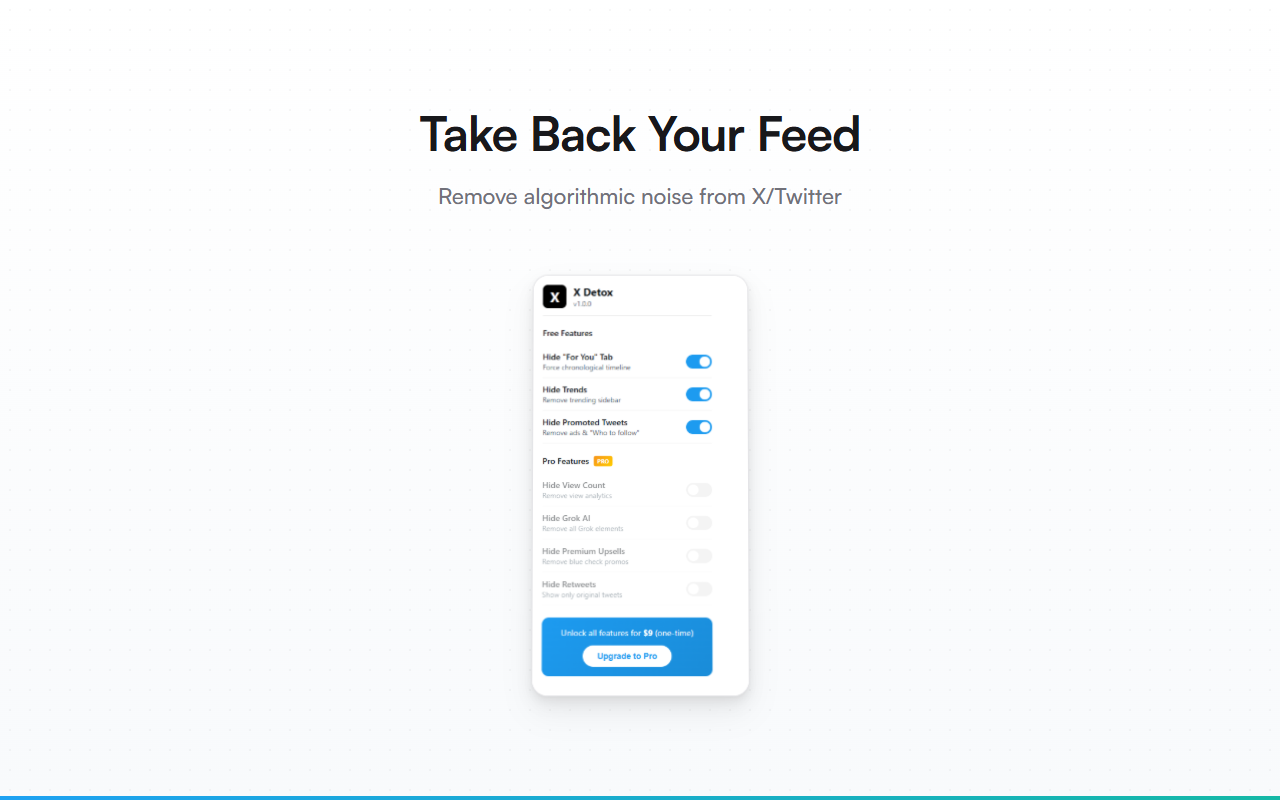 X Detox screenshot 1